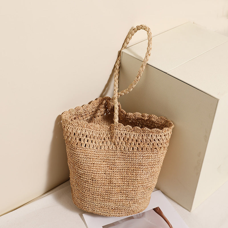 Braided Bast Bag LoungeYard — product view 3
