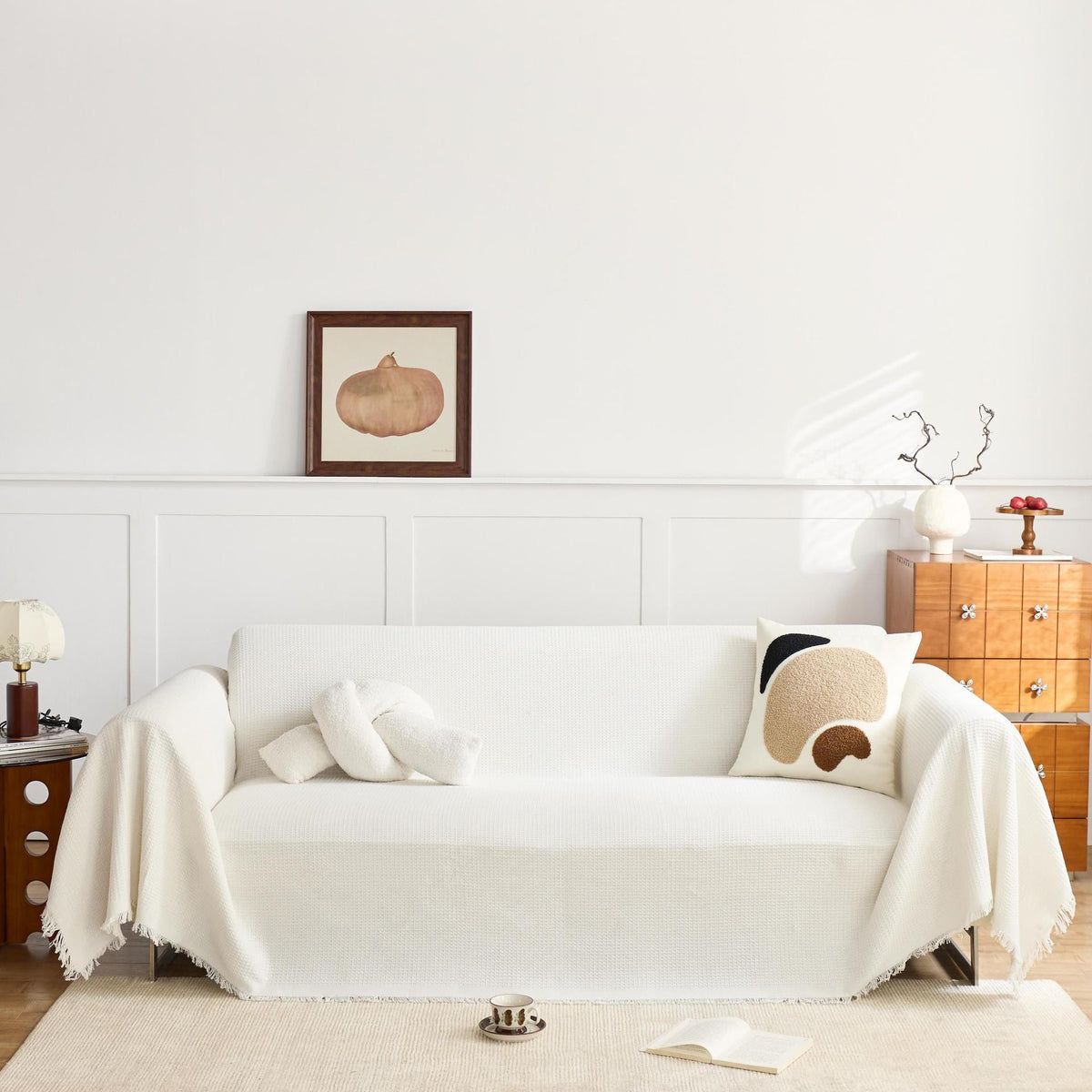 Textured Woven Sofa Blanket — product view 4
