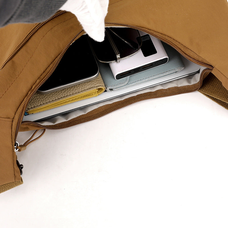 practical shoulder bag with ergonomic design and multiple compartments LoungeYard — product view 1