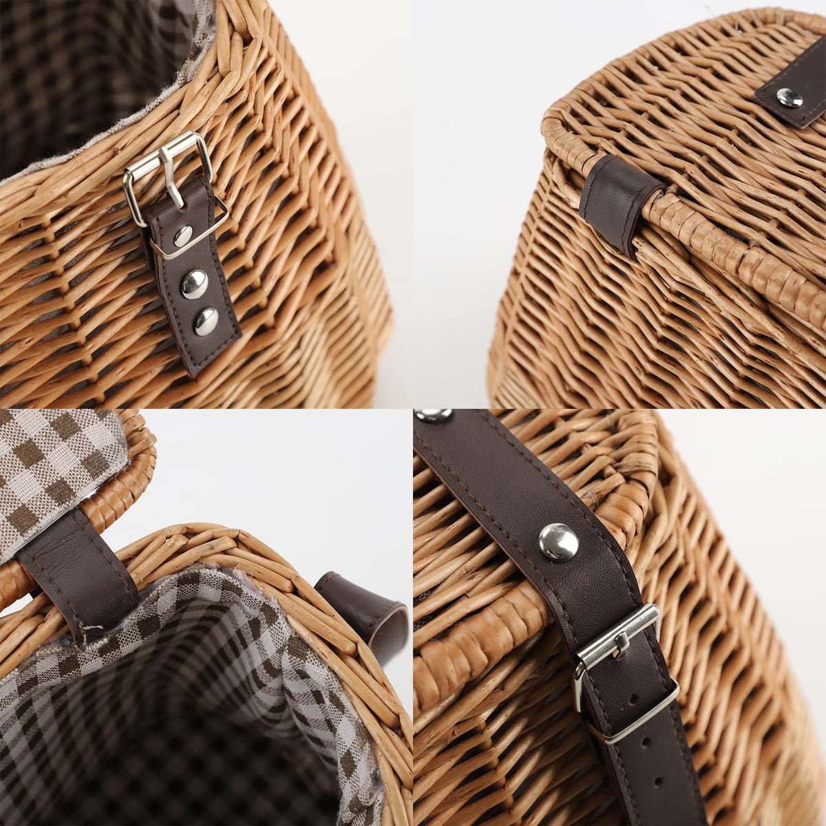 Stylish Woven Bucket Bag LoungeYard — product view 4