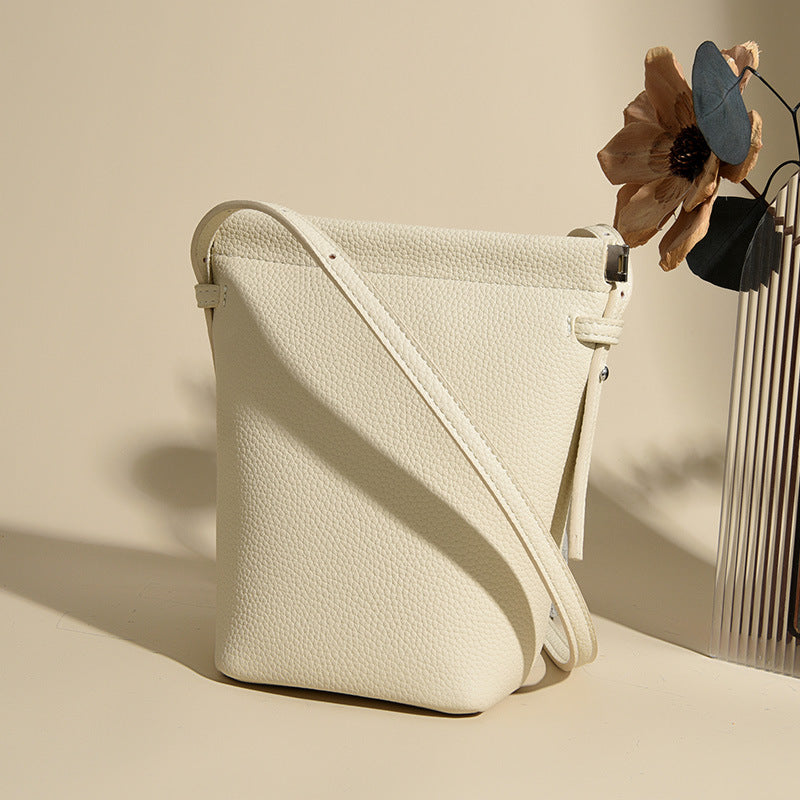 Elegant Textured Bucket Bag LoungeYard — product view 1