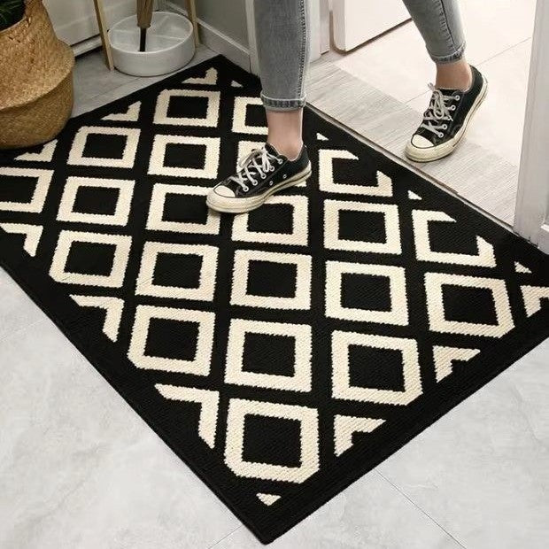 Geometric Pattern Area Rug Bowlift — product view 2