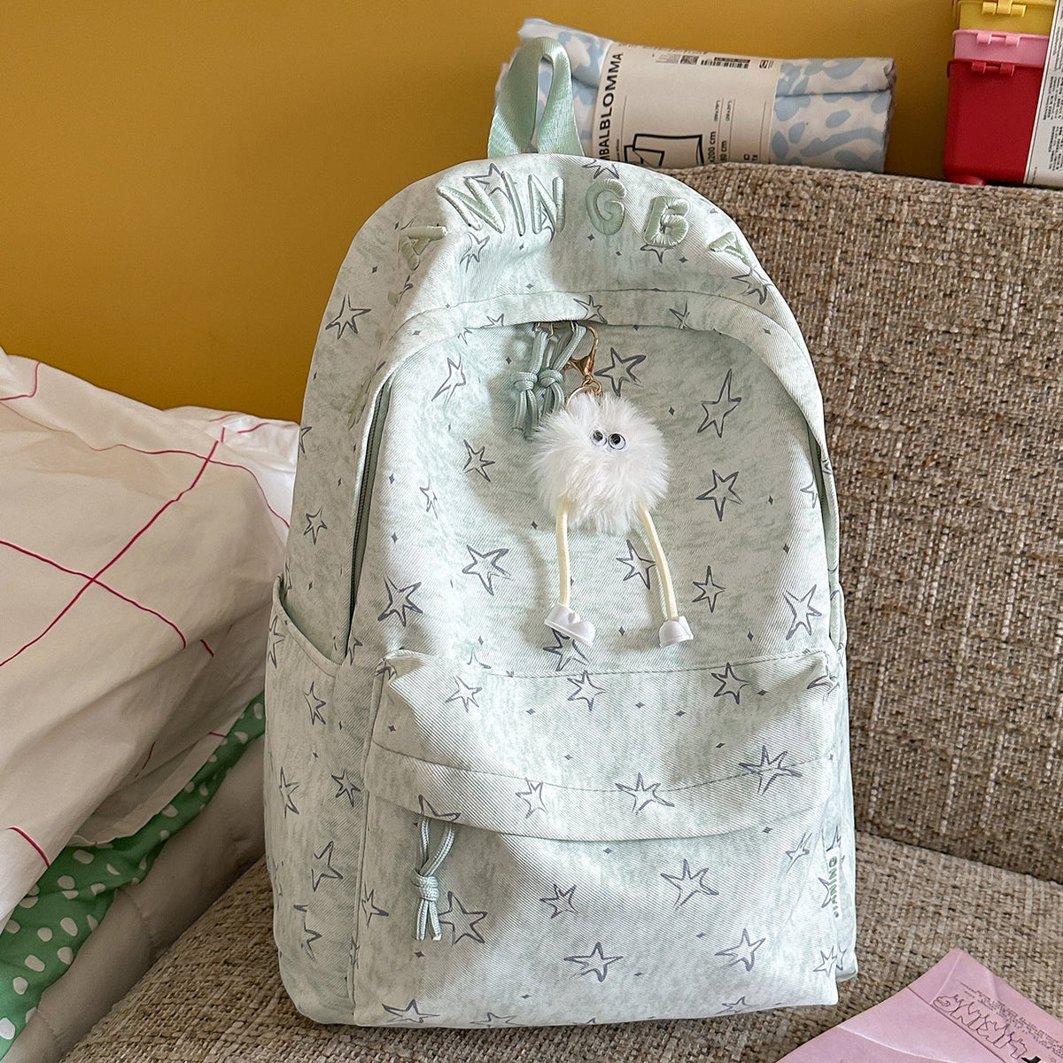 Fun Starry Design Backpack LoungeYard — product view 6