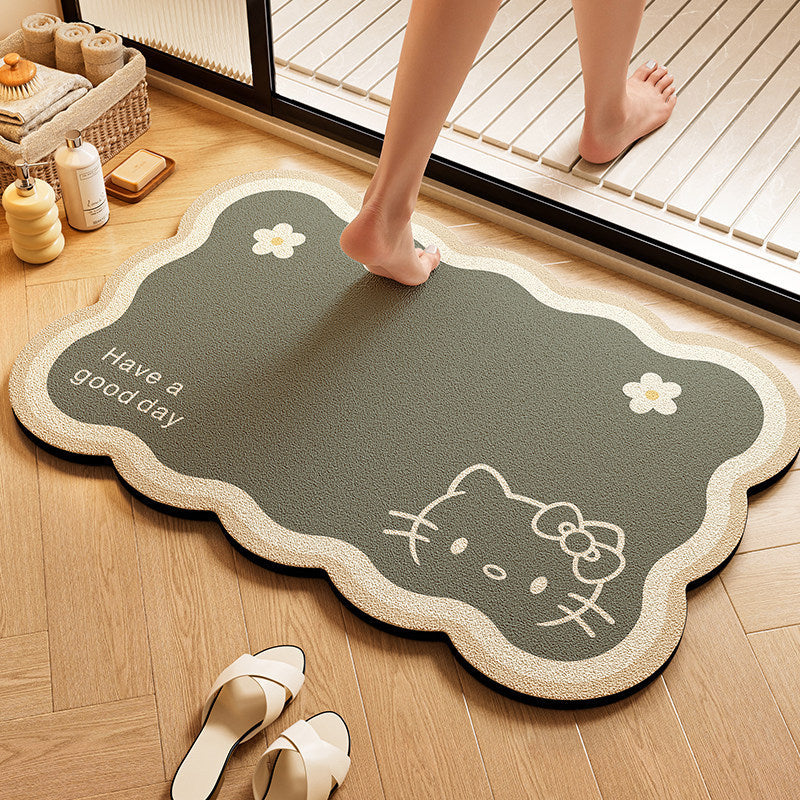 Playful Character-Shaped Bath Mat — product view 2