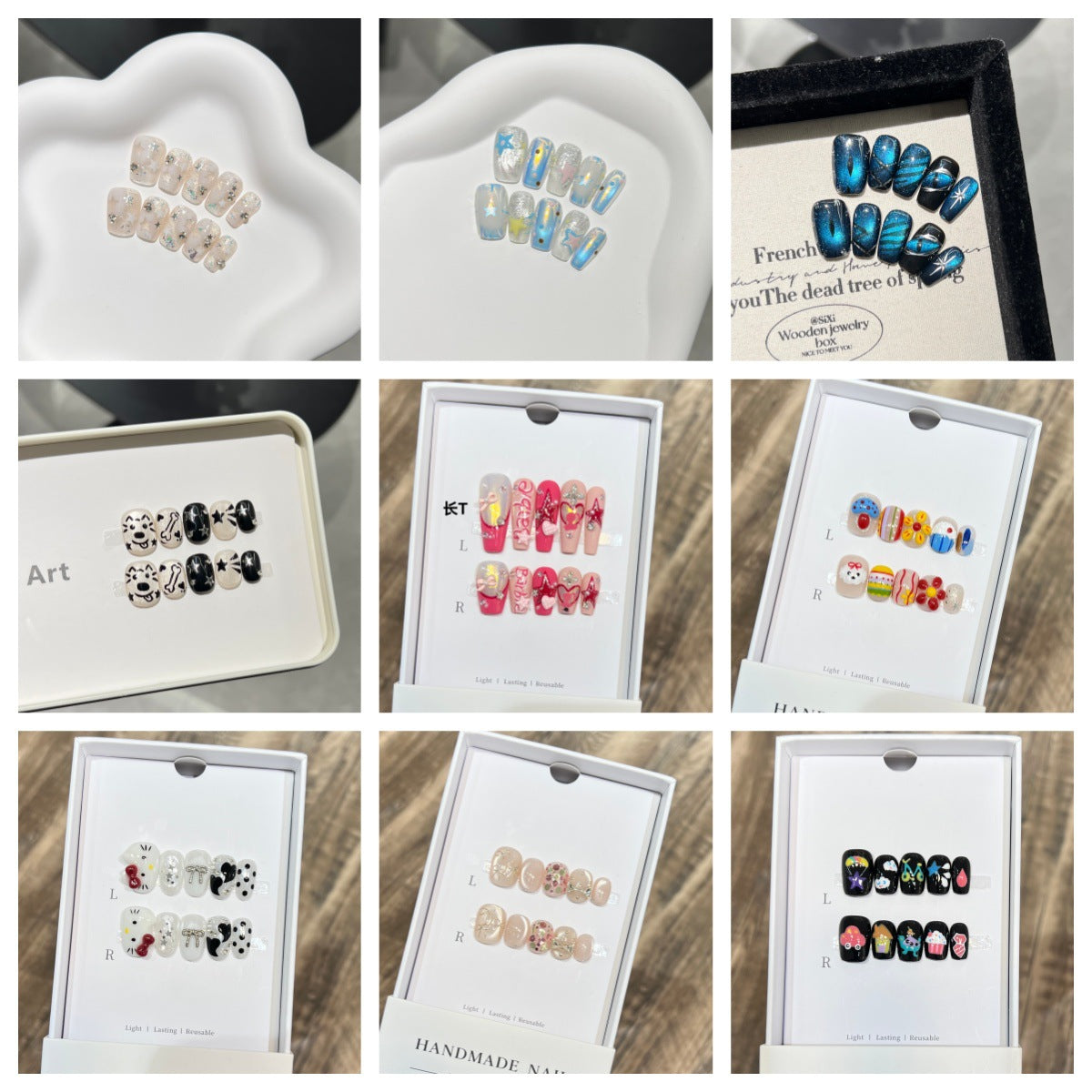 Whimsical Character Press-On Nail Set — product view 3