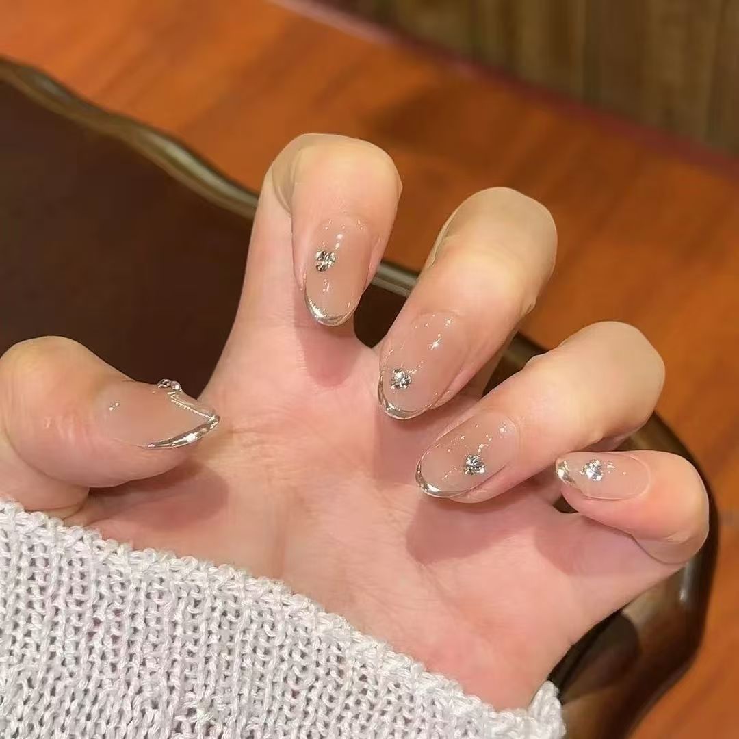 Elegant Rhinestone Nail Art Extensions — product view 2