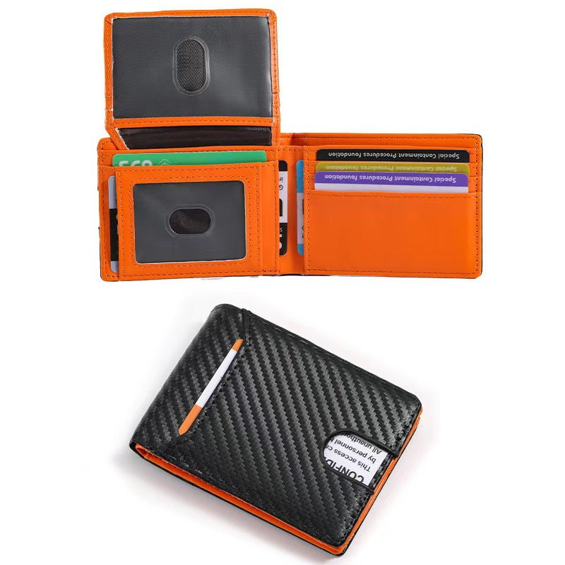 RFID Blocking Leather Wallet LoungeYard — product view 6