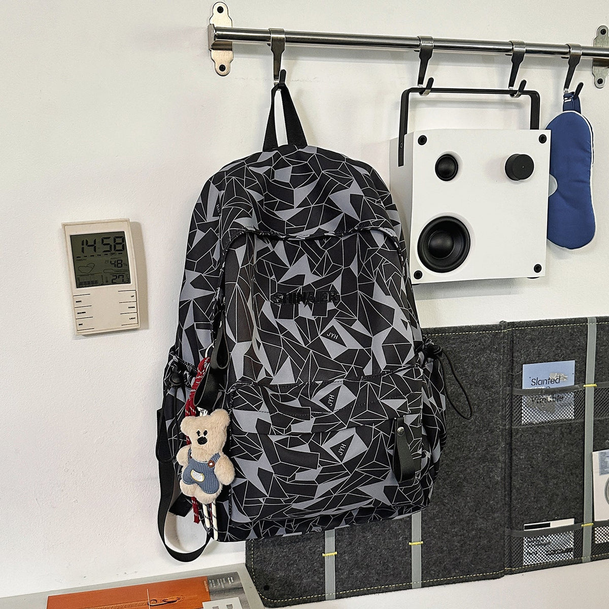 Geometric Pattern Casual Backpack LoungeYard — product view 6
