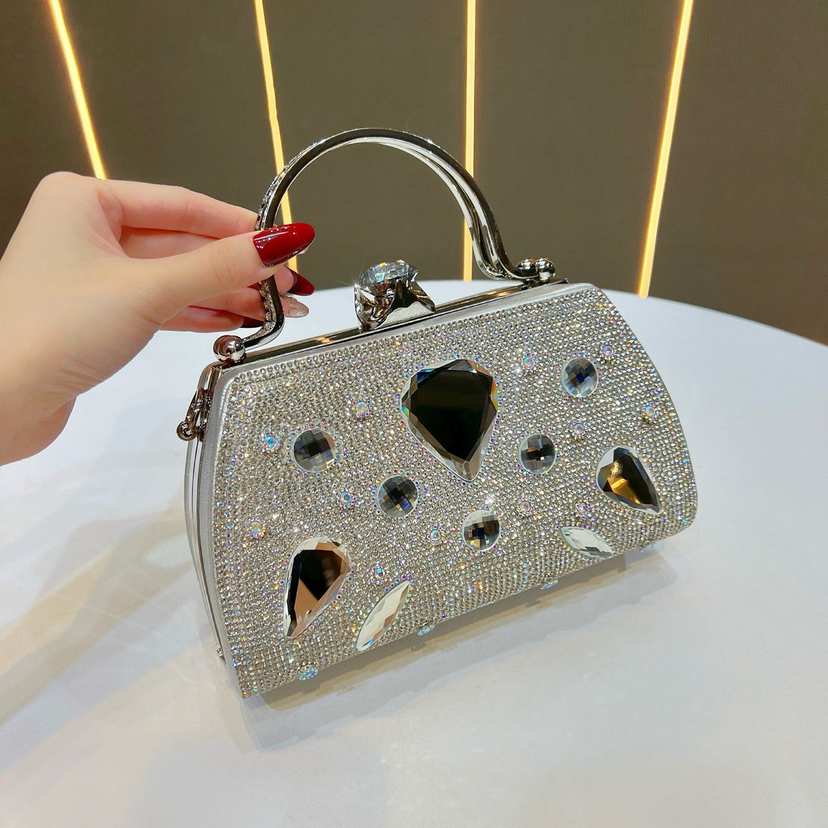 Luxury Bejeweled Evening Handbag — product view 2
