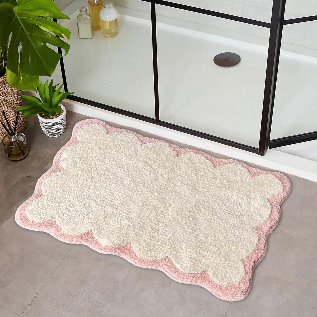 Plush Bathroom Rug Bowlift — product view 6