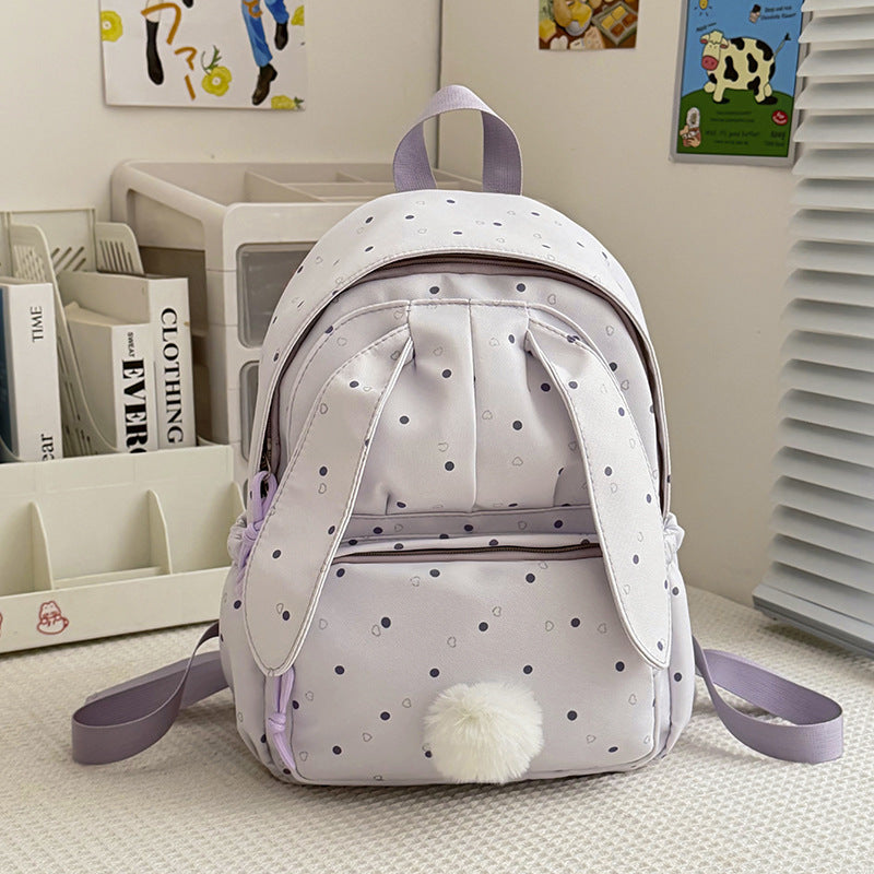 Cute Bunny-Themed Backpack LoungeYard — product view 6