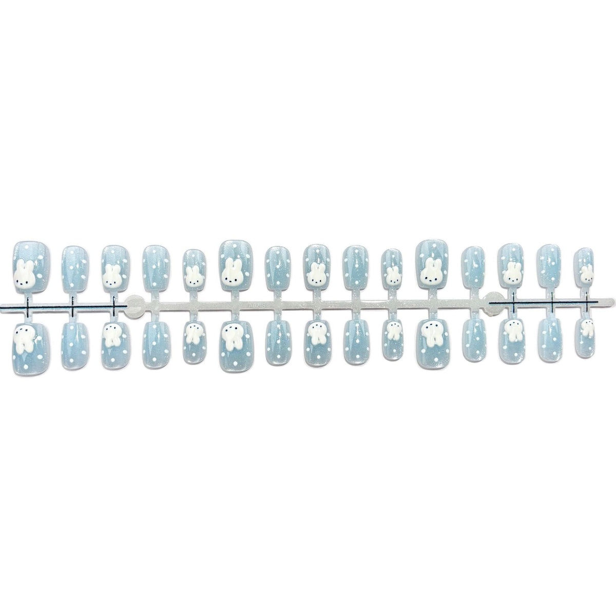 Decorative Press-On Nail Art Set with Whimsical Bunny Design — product view 5