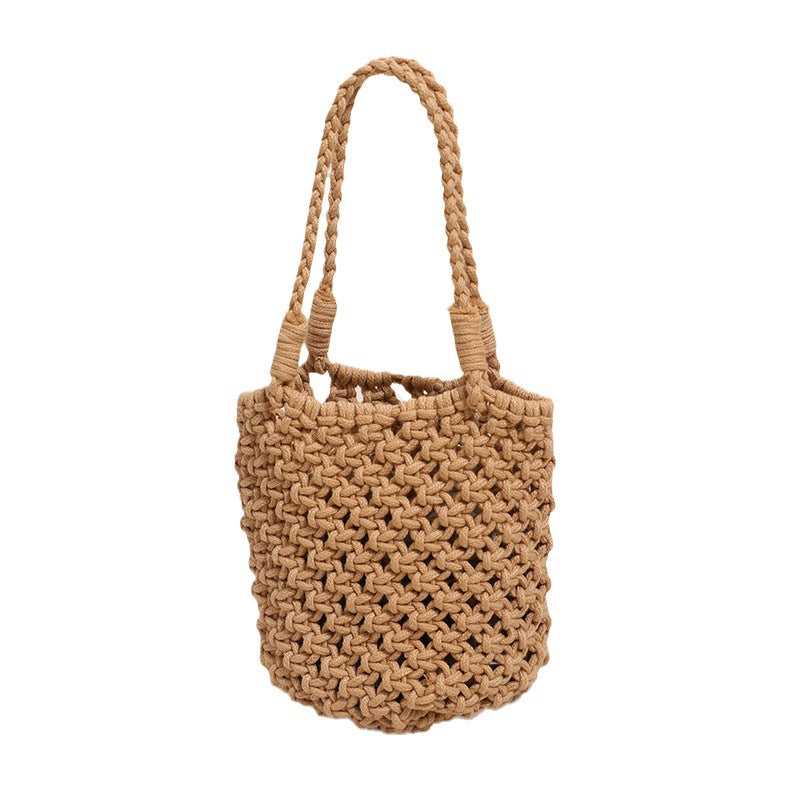 Handmade Macrame Shopping Bag LoungeYard — product view 5