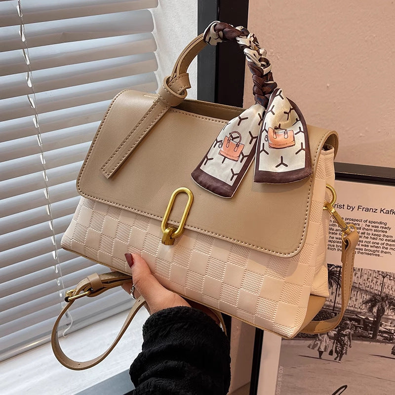 Chic Structured Handheld Satchel LoungeYard — product view 1