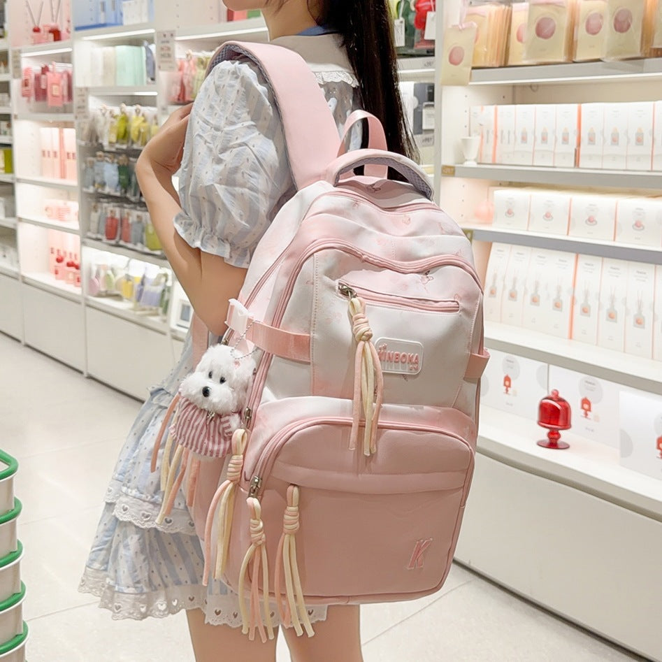 Multifunctional Cute Animal-Embellished Backpack LoungeYard — product view 1