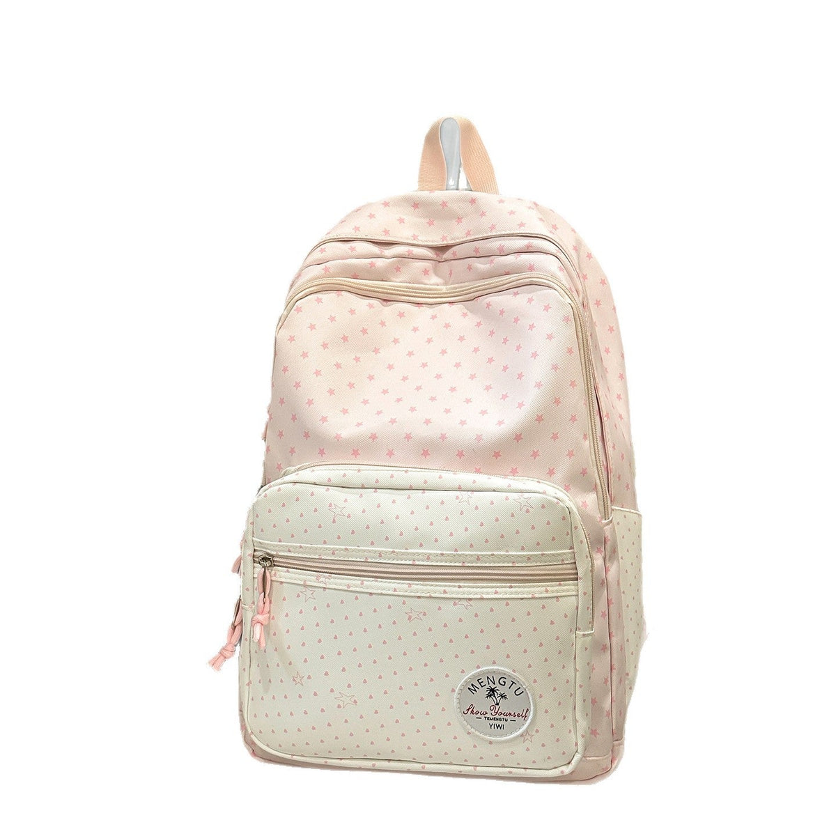 Whimsical Star-Patterned School Backpack LoungeYard — product view 5