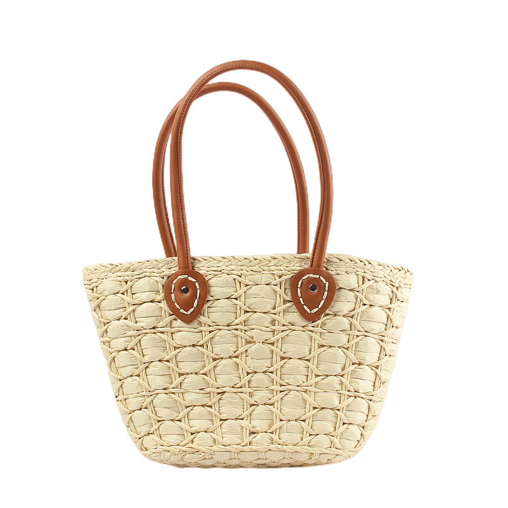 Braided Straw Bag LoungeYard — product view 2