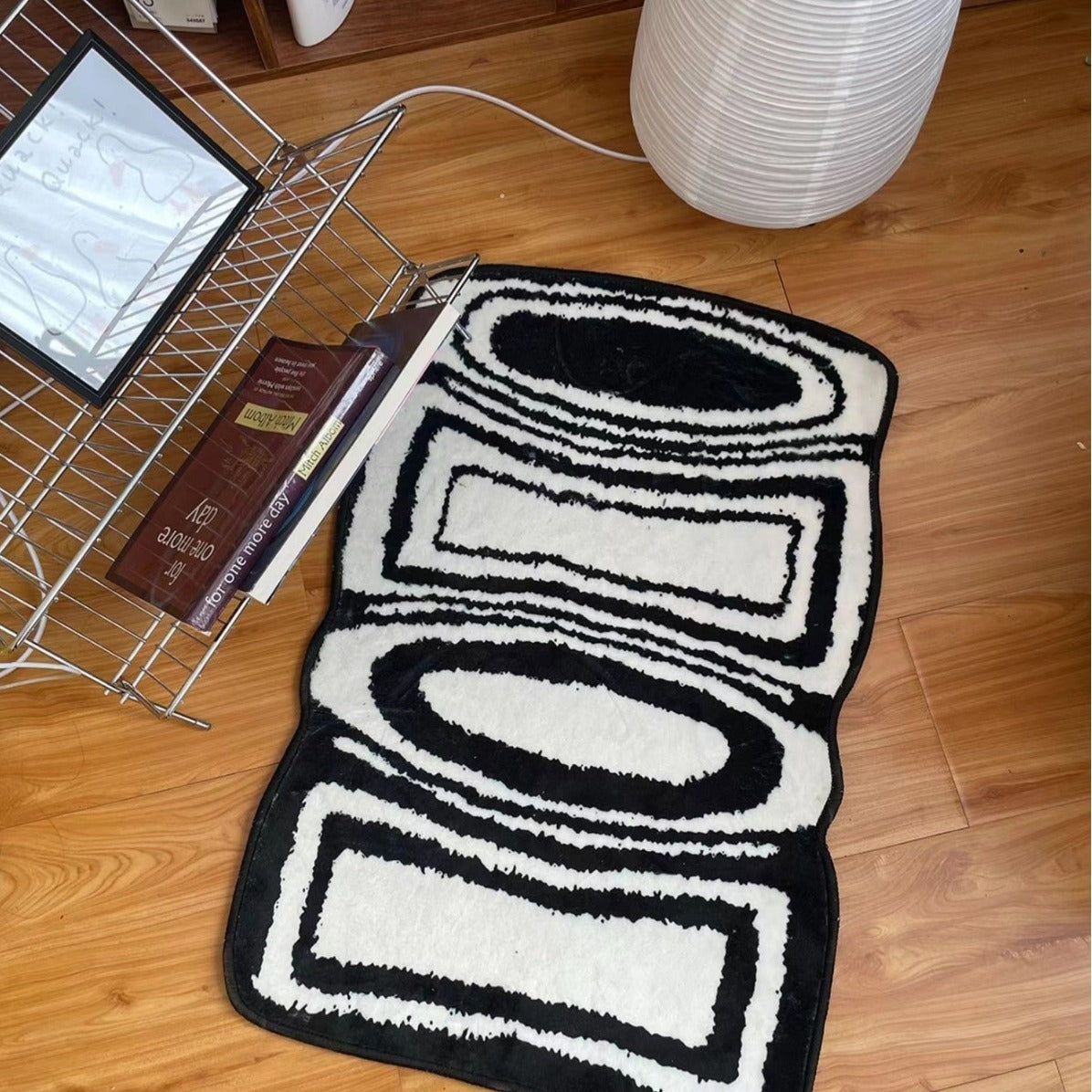 Abstract Geometric Area Rug Bowlift — product view 5