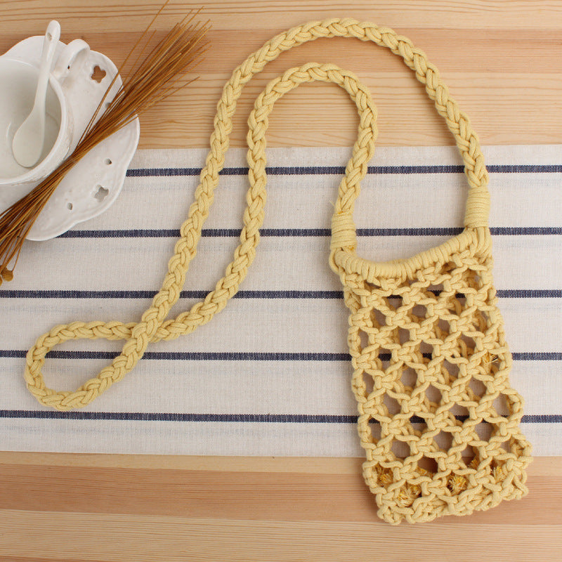 Macramé Shoulder Bag in Creative Net Design LoungeYard — product view 5