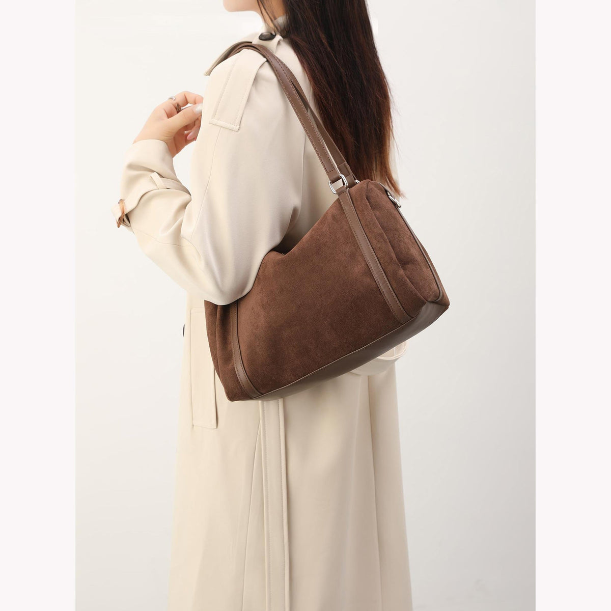 Soft Suede Shoulder Bag LoungeYard — product view 3