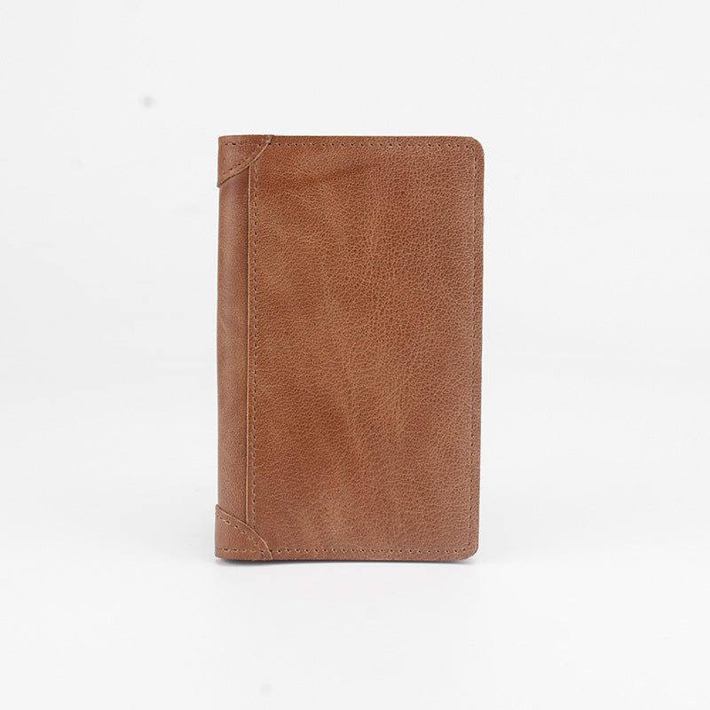Vintage Leather Organizer Wallet LoungeYard — product view 3