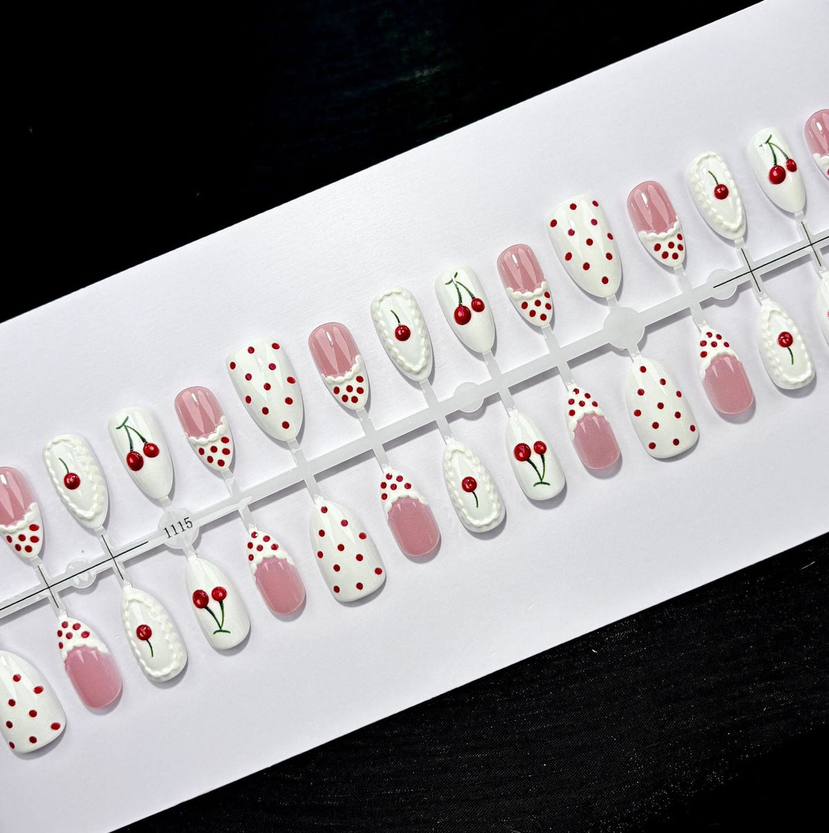 Cherry Blossom-Themed Press-On Nail Set — product view 2