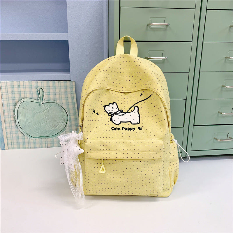 Cute Puppy-Themed School Backpack LoungeYard — product view 7