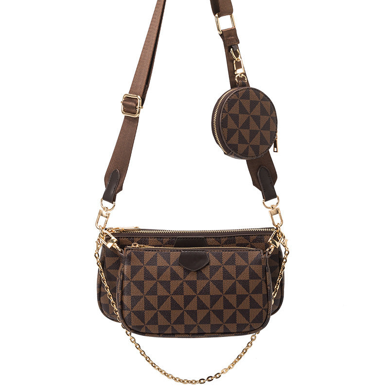 Fashionable crossbody bag with versatile compartment system LoungeYard — product view 1