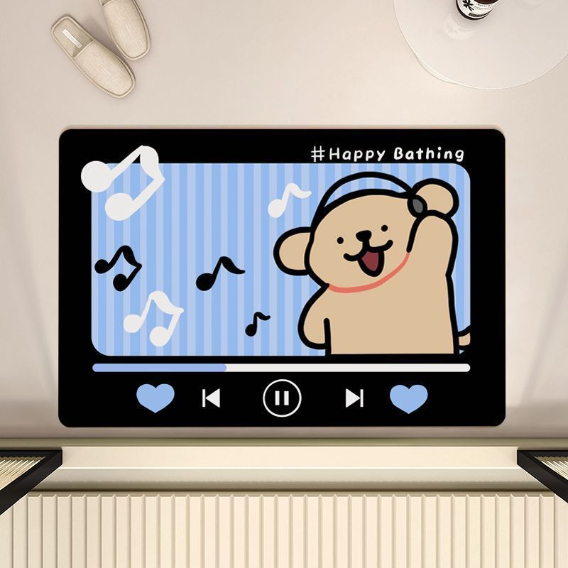 Cartoon-Themed Bath Mat — product view 4