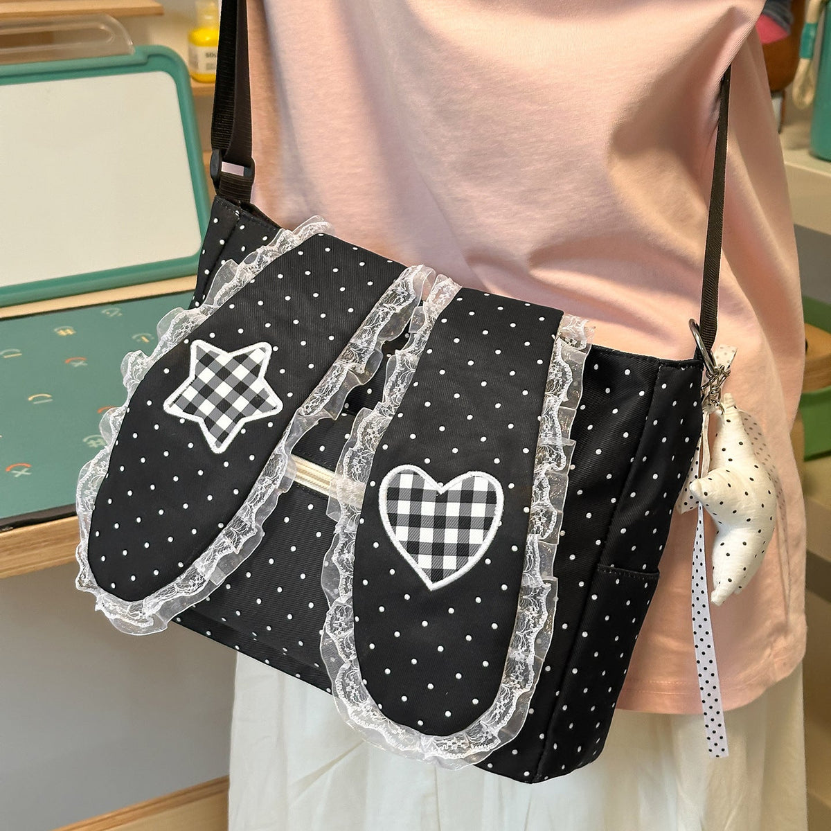 Playful Polka Dot Crossbody Bag — product view 6