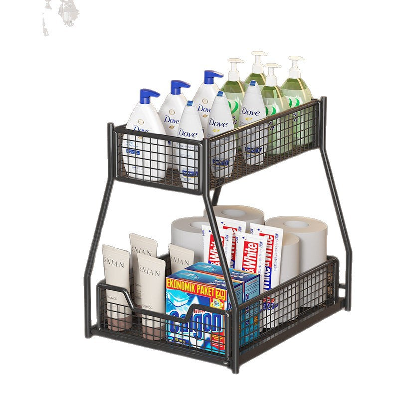 Two-Tier Under-Shelf Storage Organizer LoungeYard — product view 5
