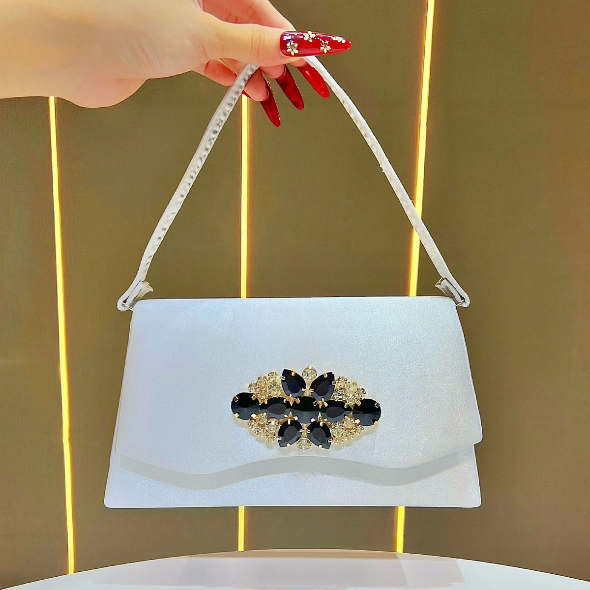 Elegant Rhinestone-Studded Evening Handbag — product view 7