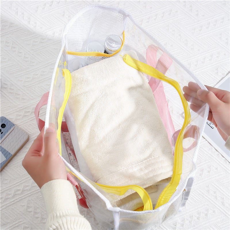 Transparent Mesh Shopping Tote LoungeYard — product view 1