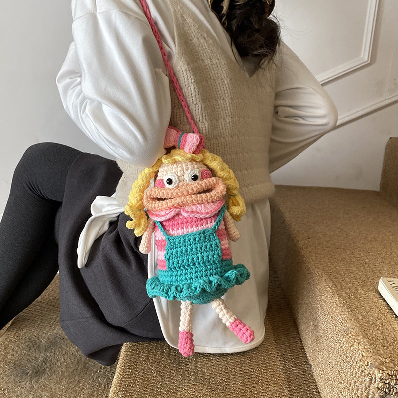 Crochet Character Mini Backpack — product view 2
