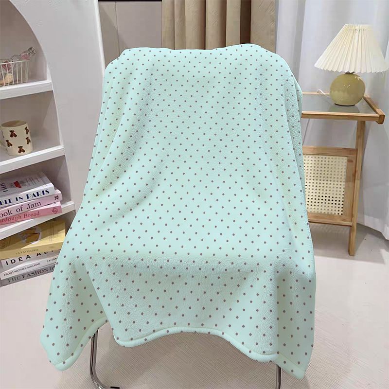 Cozy Dot Pattern Throw Blanket LoungeYard — product view 4