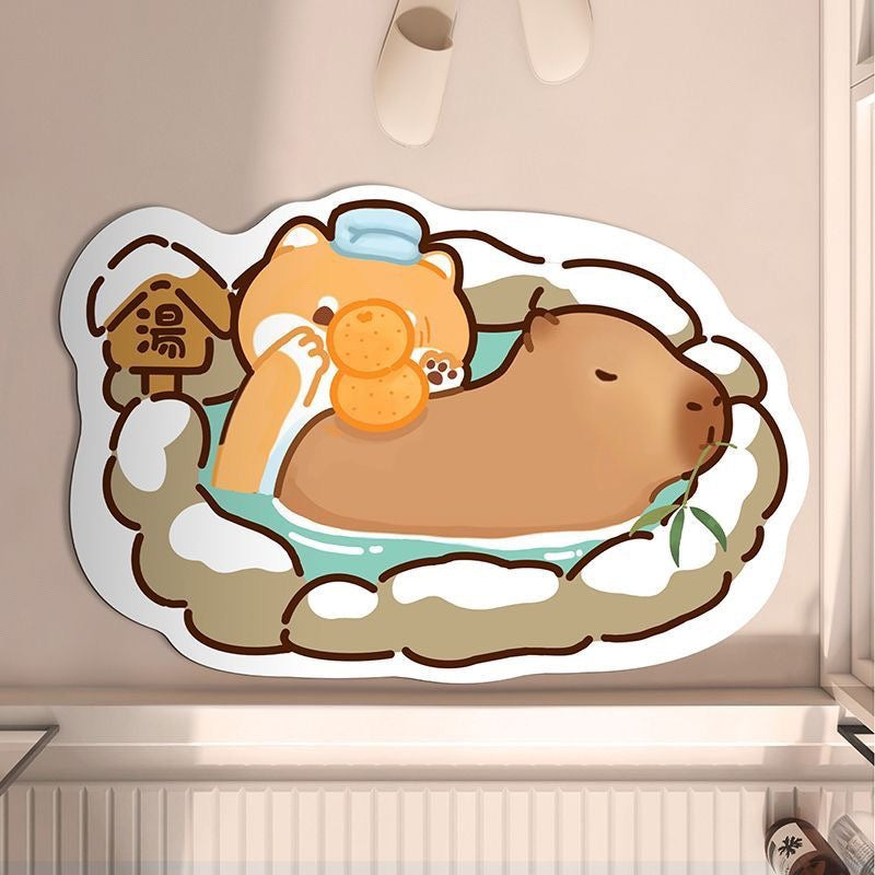 Cartoon-Themed Indoor Bath Mat — product view 2