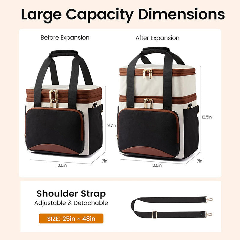 Insulated Lunch Backpack LoungeYard — product view 2