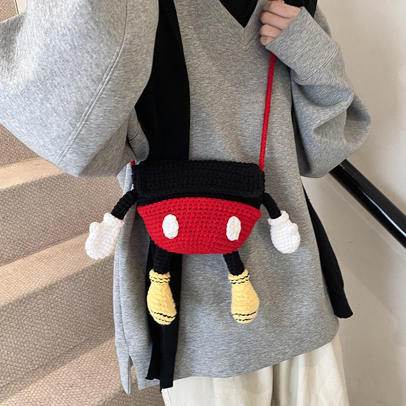 Cute Crochet Character Bag — product view 3