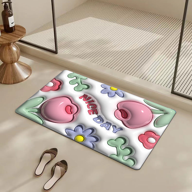 Fun Graphic Bath Mat — product view 7