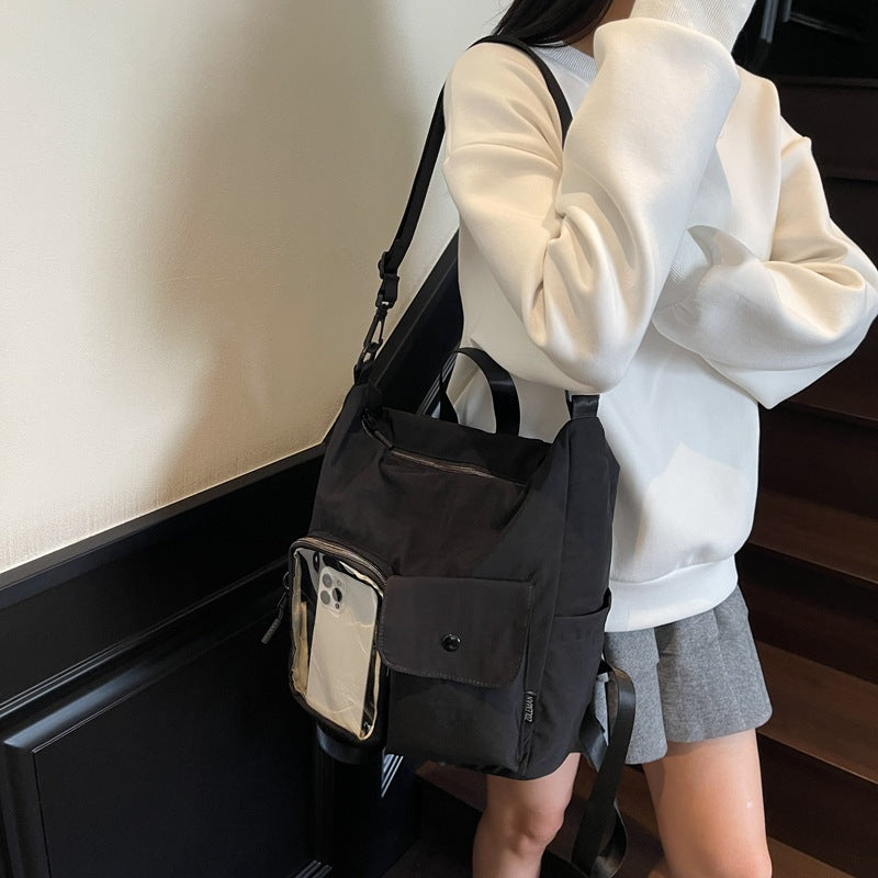 Multifunctional Casual Crossbody Backpack LoungeYard — product view 3