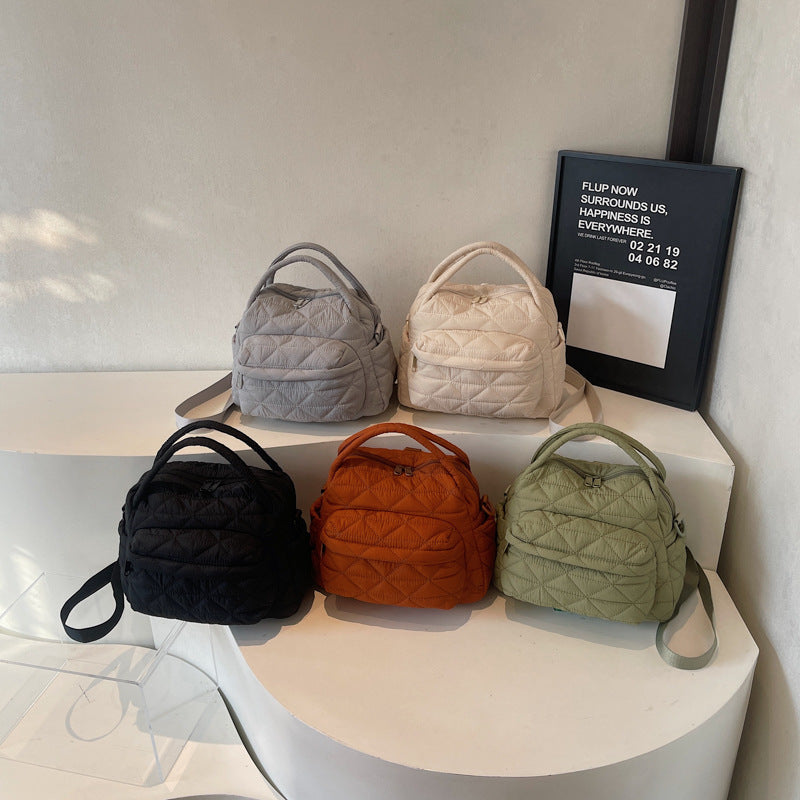 Quilted Multi-Pocket Travel Bag LoungeYard — product view 3