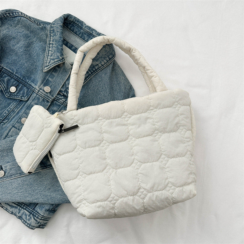 Cozy Quilted Tote Bag — product view 2