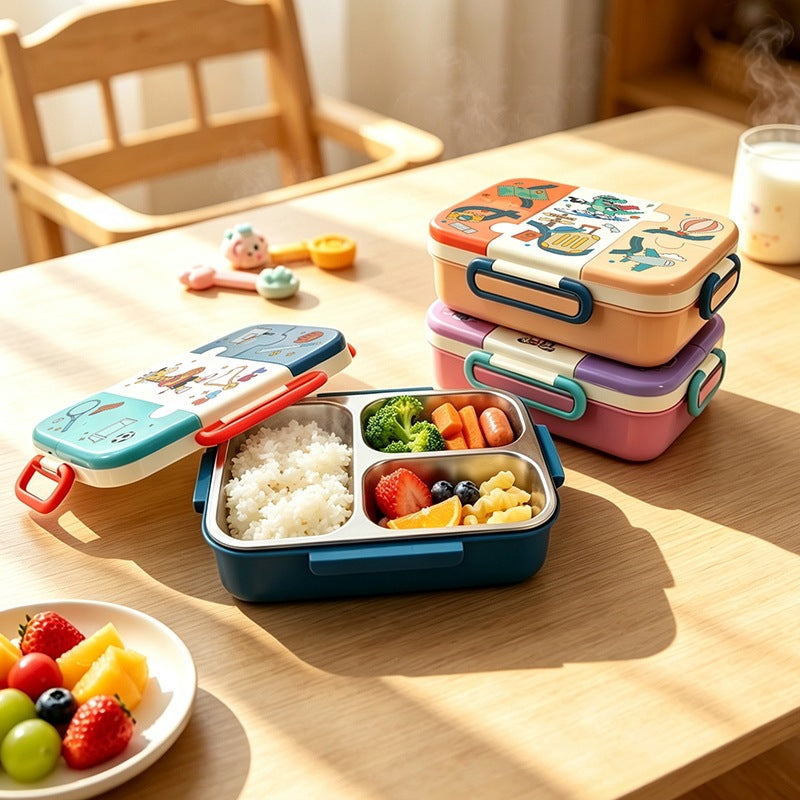Sport-Themed Multi-Compartment Lunch Box — product view 4