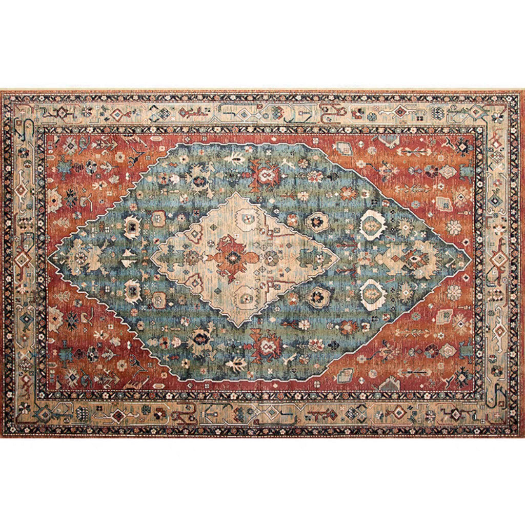 Ornate Persian Style Area Rug Bowlift — product view 2