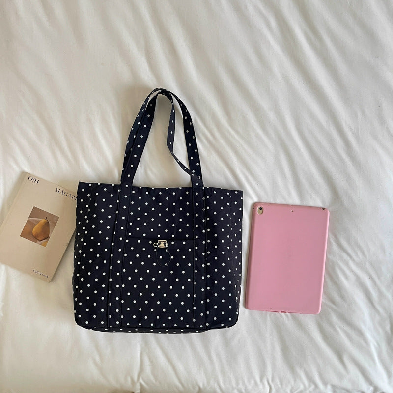 Versatile Polka Dot Tote Bag — product view 2
