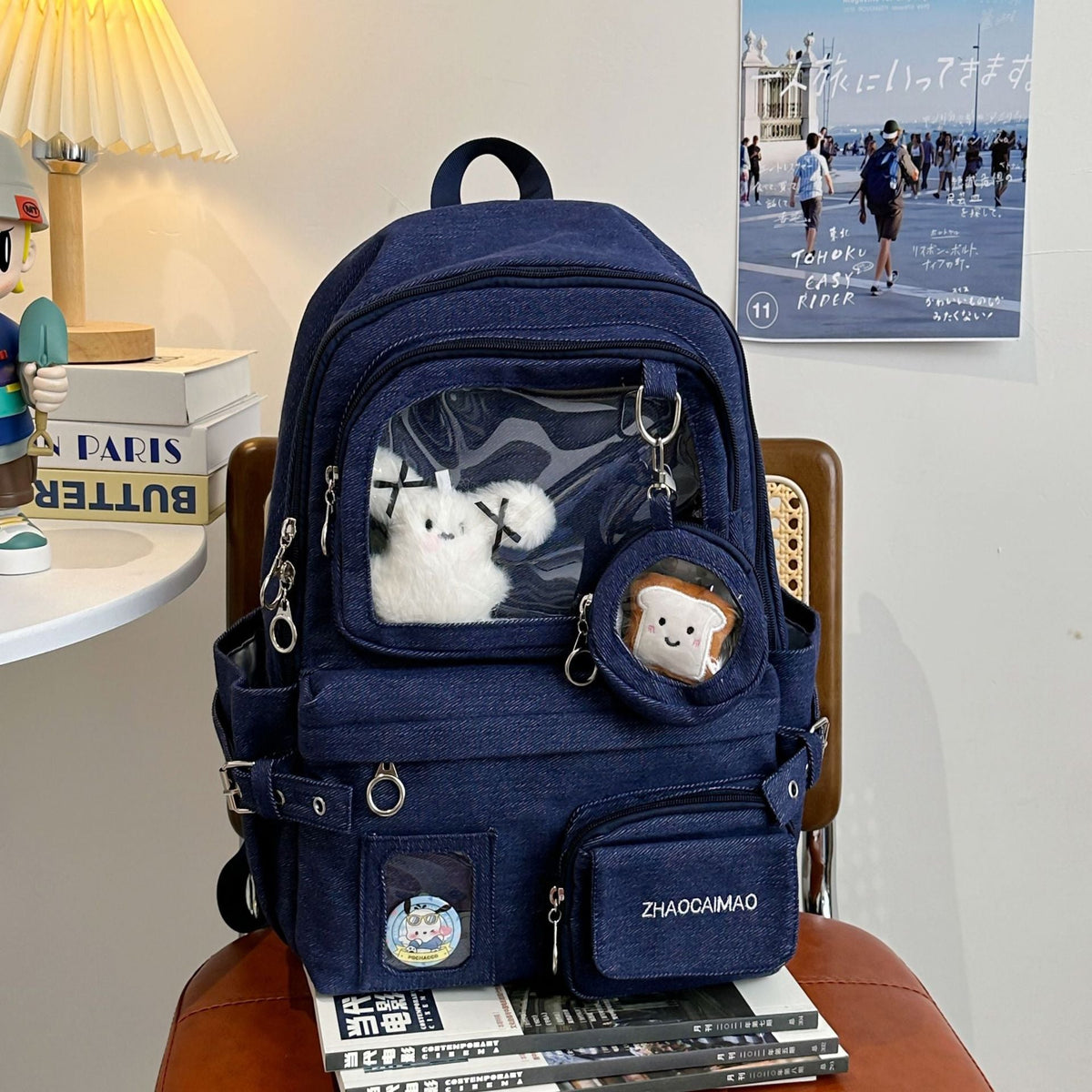 Stylish Multi-Functional Transparent Backpack — product view 4
