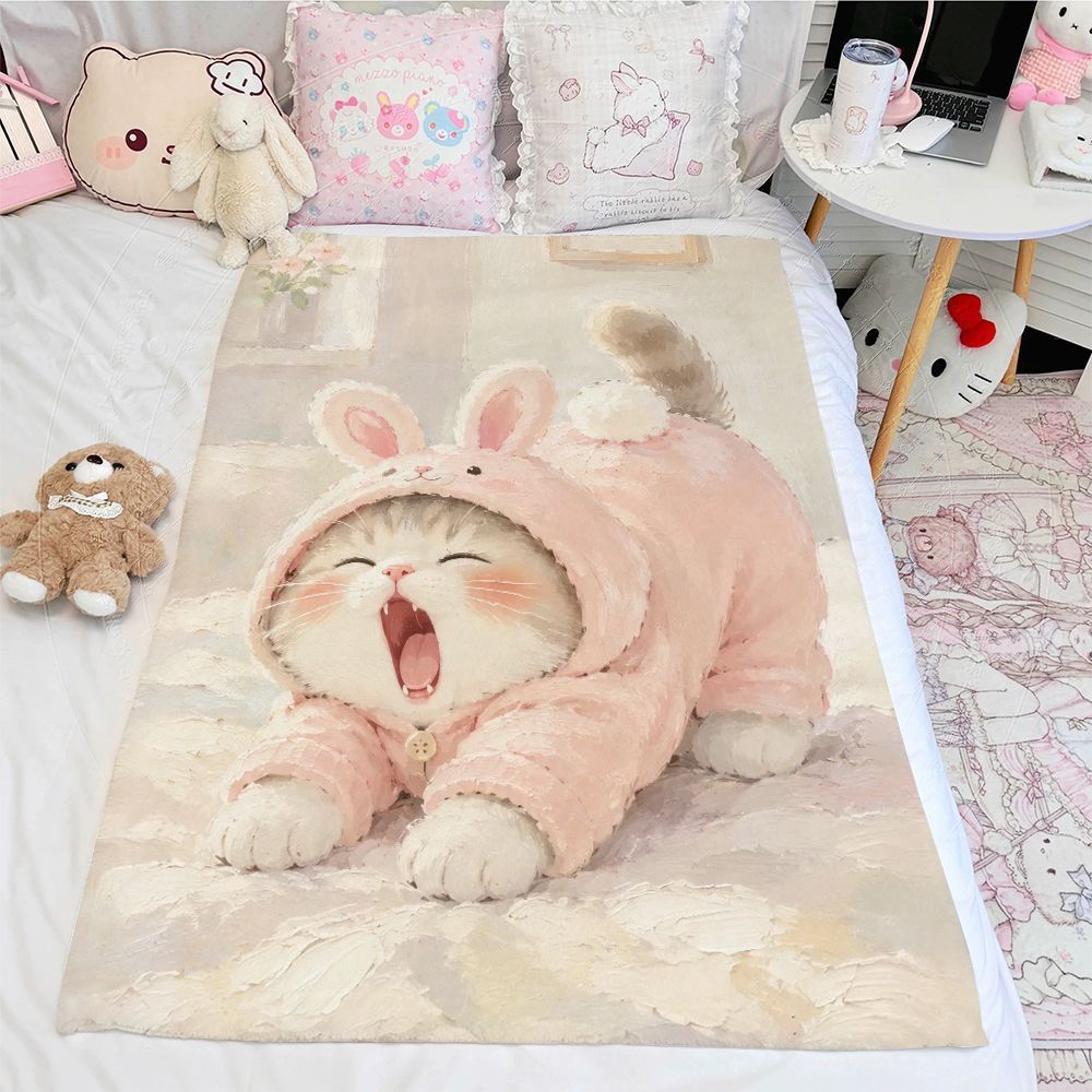 Cozy Plush Animal-Themed Throw Blanket — product view 1