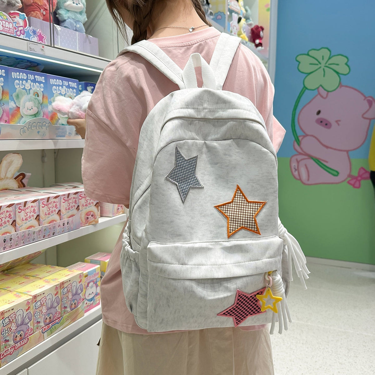 Casual Drawstring Backpack LoungeYard 1791205714 — product view 2