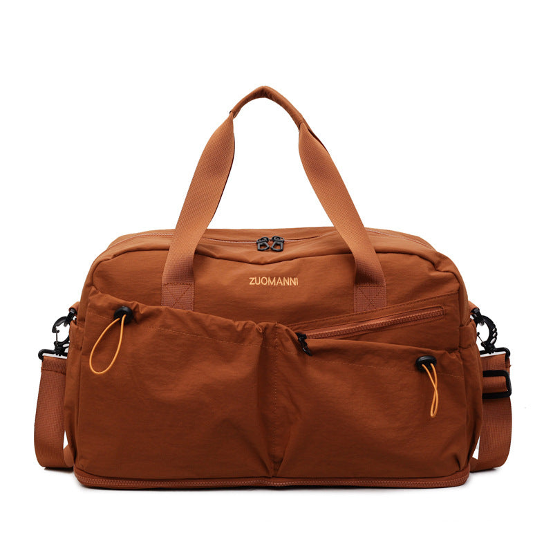 Sporty and Functional Travel Bag with Multiple Outer Pockets LoungeYard — product view 6