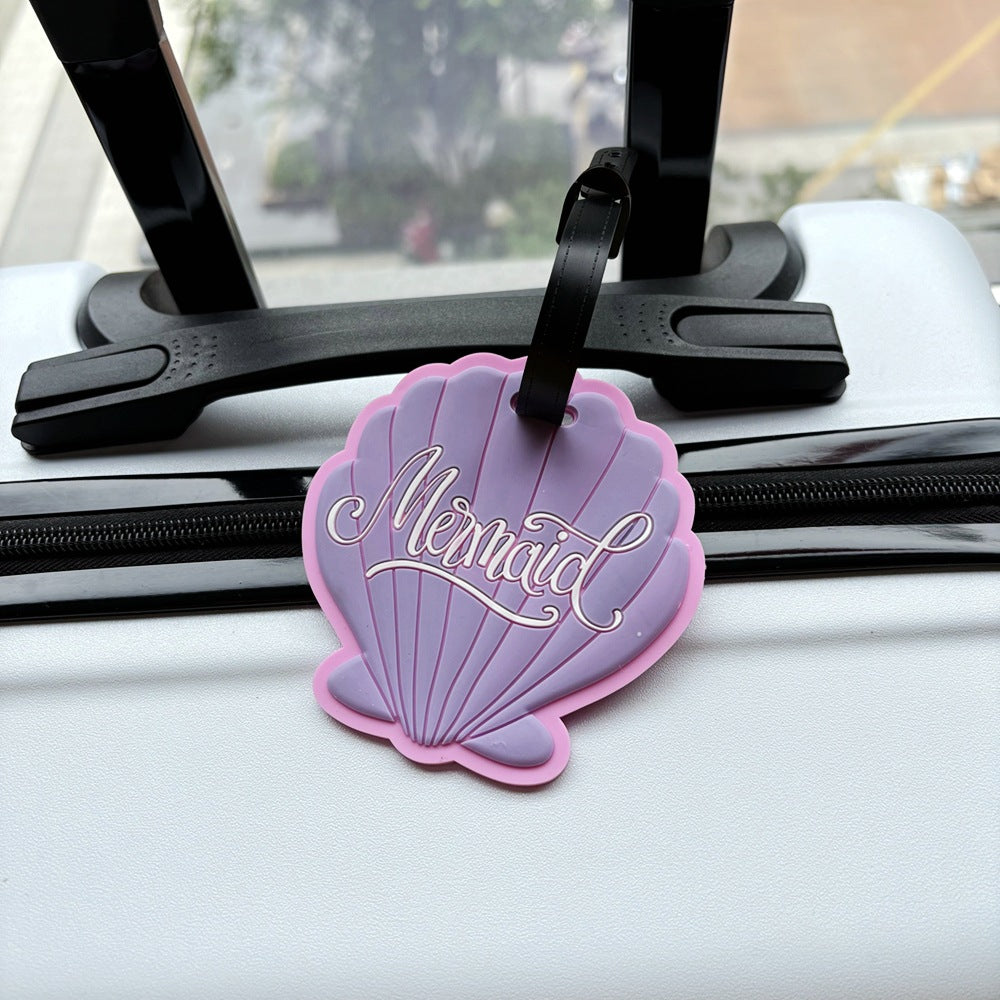 Mermaid Shell Travel Luggage Tag LoungeYard — product view 7